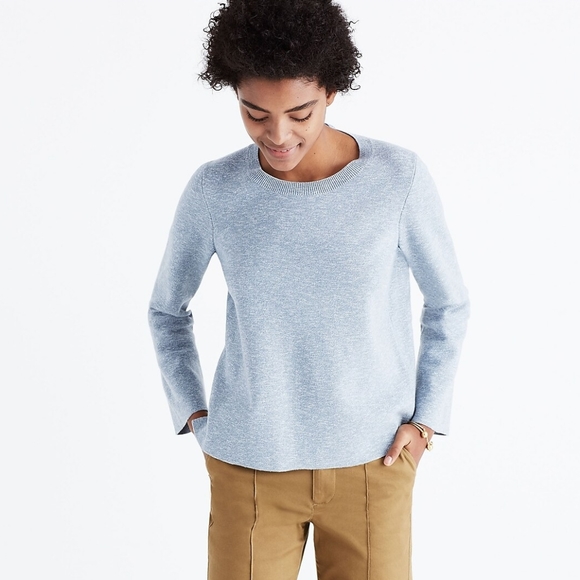Madewell lace back pull over sweater - Picture 1 of 12